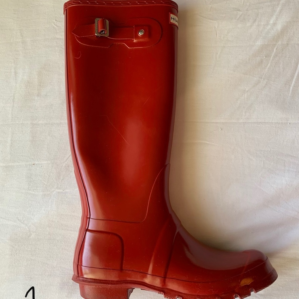 Tall Red Hunter Boots